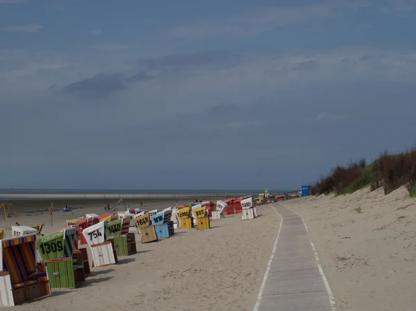 La spiaggia di langeoog — Foto Stock