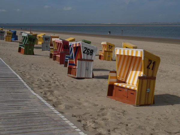 A ilha de langeoog — Fotografia de Stock