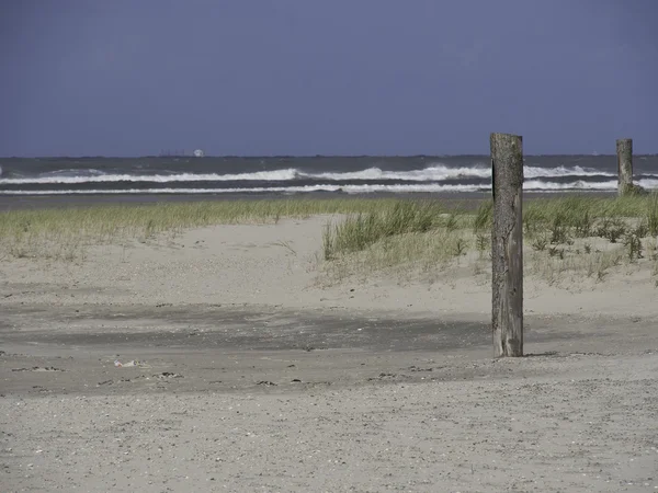 Spiekeroog no mar do Norte — Fotografia de Stock