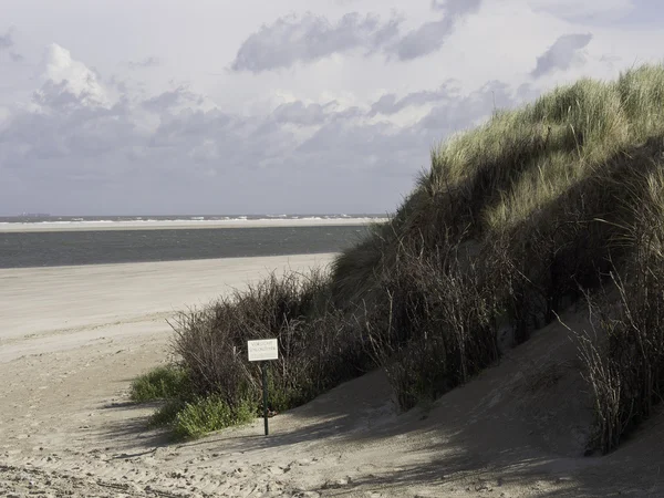 Spiekeroog no mar do Norte — Fotografia de Stock