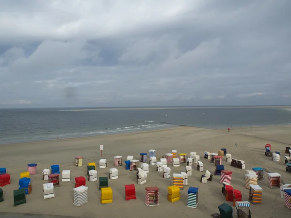 La spiaggia di borkum — Foto Stock