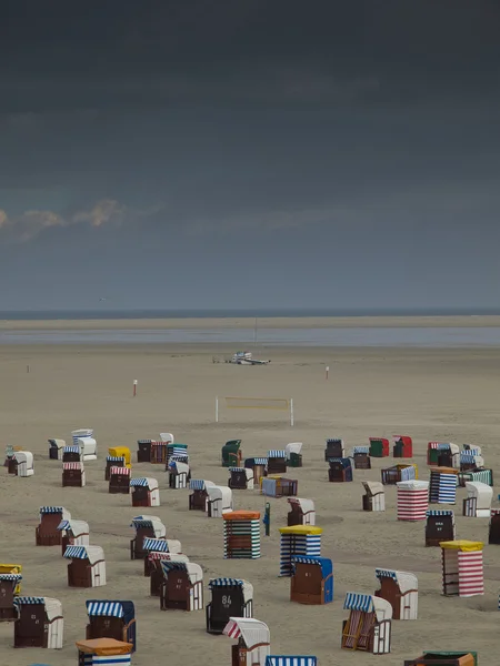 Playa de borkum — Foto de Stock