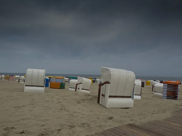 Spiaggia di borkum — Foto Stock