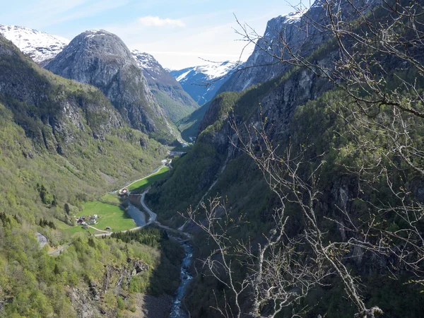 Norveç'te Flam — Stok fotoğraf