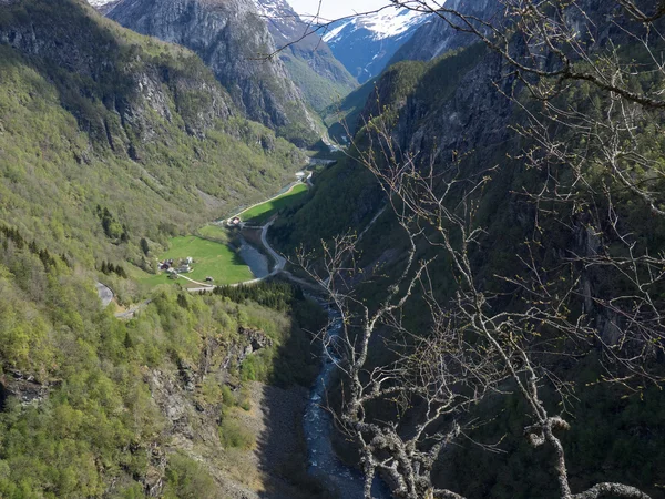 Norveç'te Flam — Stok fotoğraf