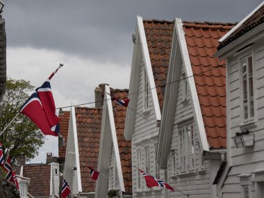 Norveç 'teki Stavanger şehri.