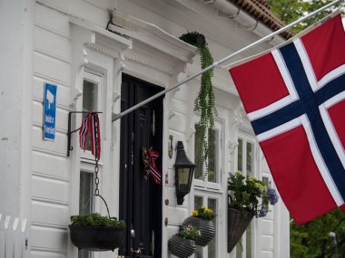 Norveç 'teki Stavanger şehri.