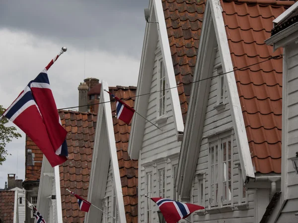 La città di Stavanger in norway — Foto Stock