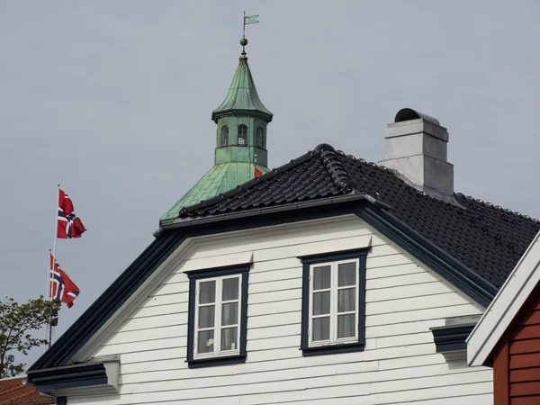 La ciudad de Stavanger en norway — Foto de Stock