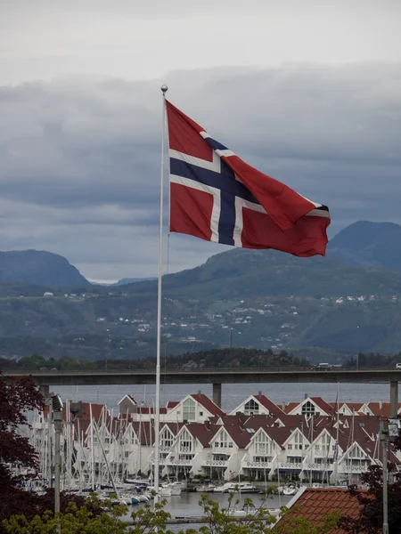 La ciudad de Stavanger en norway — Foto de Stock