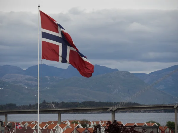 La ciudad de Stavanger en norway — Foto de Stock