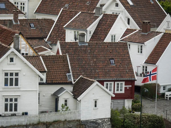 De stad Stavanger in het noorden — Stockfoto