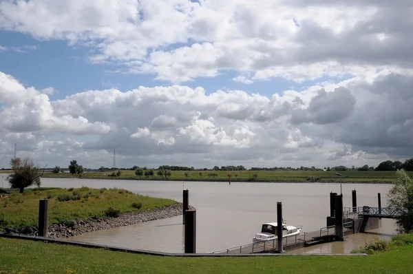 El río ems — Foto de Stock