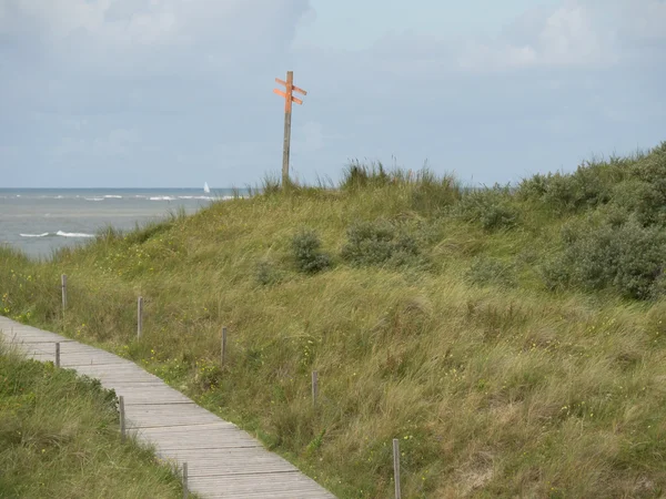 Na ostrově spiekeroog — Stock fotografie