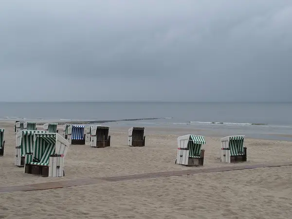 Isola tedesca nel Mare del Nord — Foto Stock