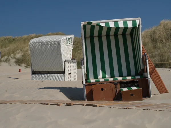 Na plaży baltrum — Zdjęcie stockowe