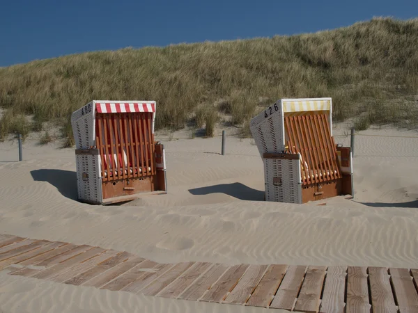 Na plaży baltrum — Zdjęcie stockowe