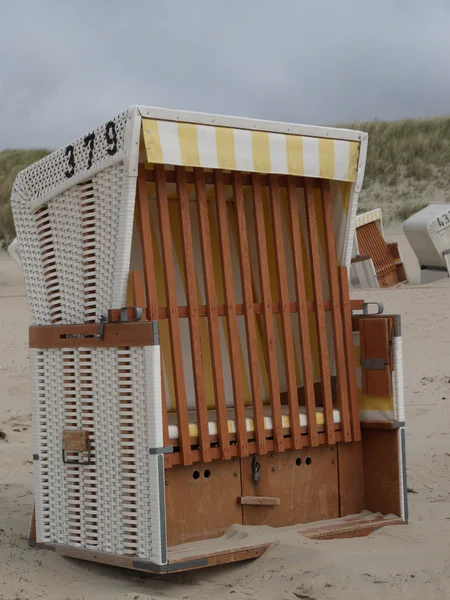 Na plaży baltrum — Zdjęcie stockowe