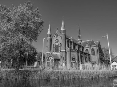 Hollanda 'daki Alkmaar şehri.