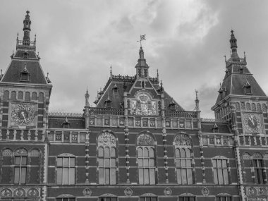Hollanda 'daki Amsterdam şehri.