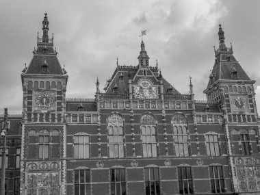 Hollanda 'daki Amsterdam şehri.