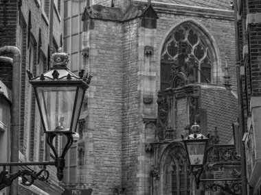 Hollanda 'daki Amsterdam şehri.