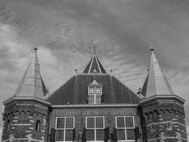 Hollanda 'daki Amsterdam şehri.