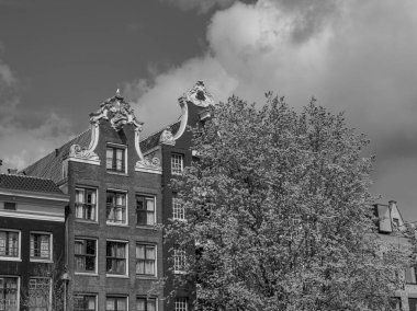 Hollanda 'daki Amsterdam şehri.