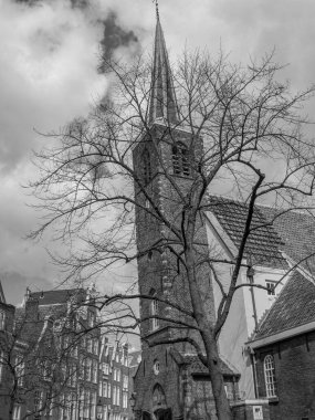 Hollanda 'daki Amsterdam şehri.