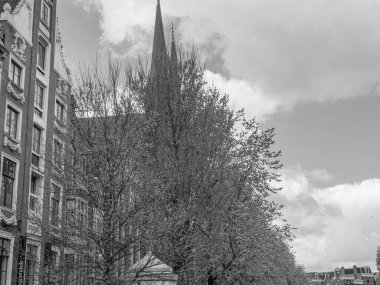 Hollanda 'daki Amsterdam şehri.