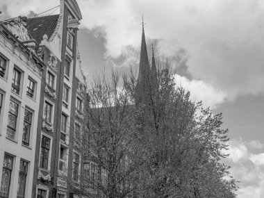 Hollanda 'daki Amsterdam şehri.
