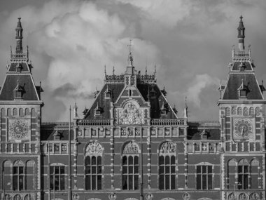 Hollanda 'daki Amsterdam şehri.