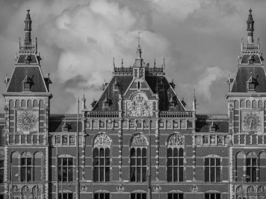 Hollanda 'daki Amsterdam şehri.