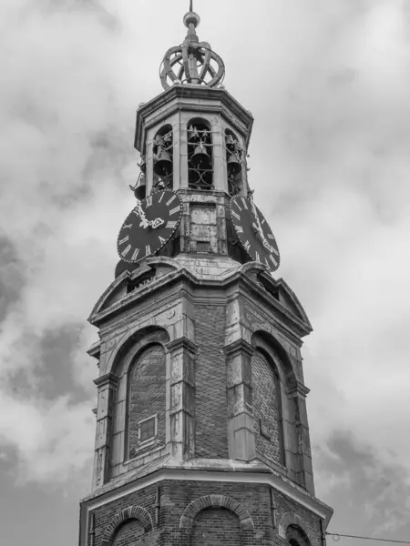 Cidade Amsterdam Nas Terras Baixas — Fotografia de Stock