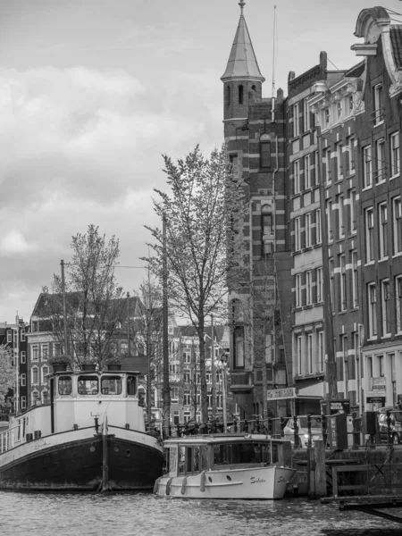 Città Amsterdam Nei Paesi Bassi — Foto Stock