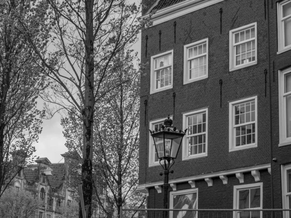 Amszterdam Városa Alföldeken — Stock Fotó