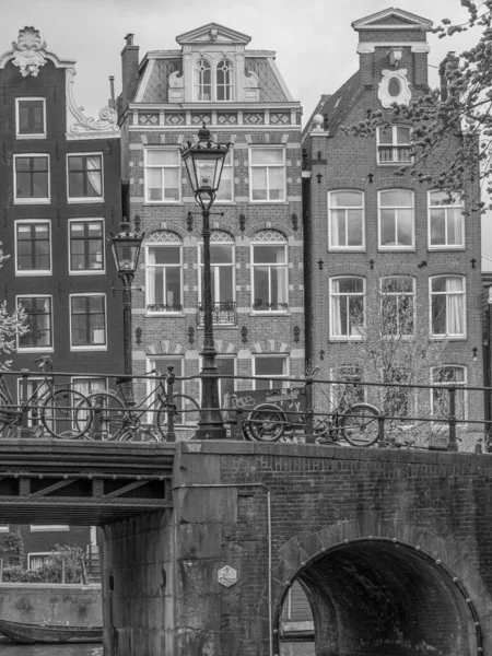 Ville Amsterdam Aux Pays Bas — Photo