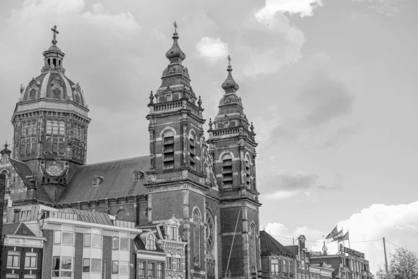 Miasto Amsterdam Dolnej Części Kraju — Zdjęcie stockowe