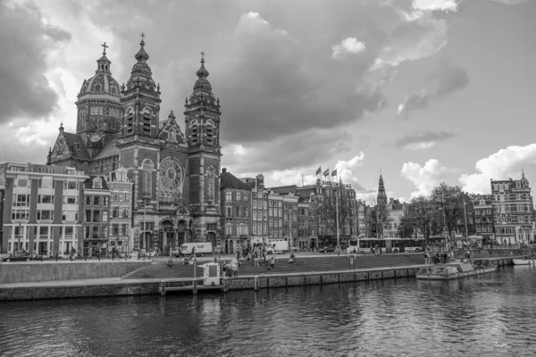 Город Amsterdam Преисподней — стоковое фото