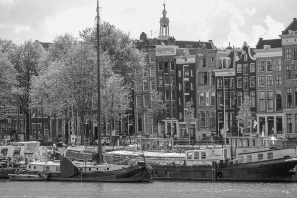Miasto Amsterdam Dolnej Części Kraju — Zdjęcie stockowe