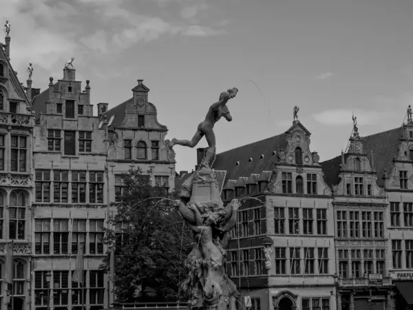 Město Antverpy Belgii — Stock fotografie