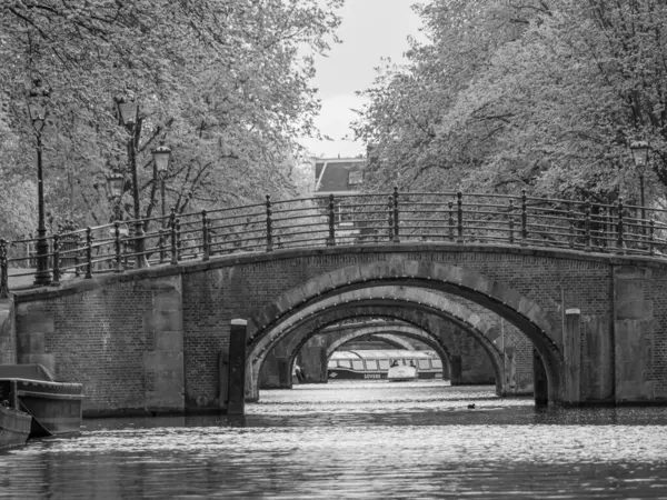 Die Holländische Stadt Amsterdam — Stockfoto