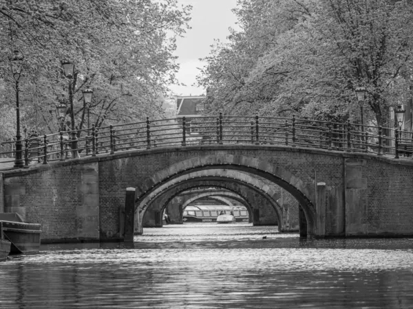 Die Holländische Stadt Amsterdam — Stockfoto