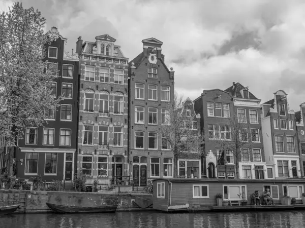 Ciudad Holandés Amsterdam — Foto de Stock