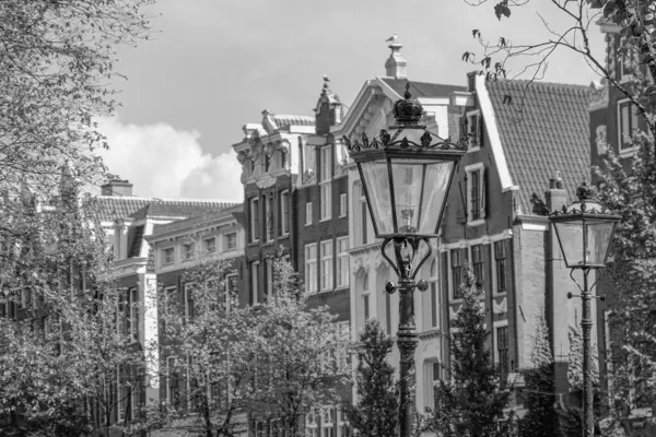 Den Holländska Staden Amsterdam — Stockfoto