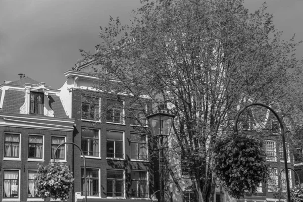 Ολλανδική Πόλη Του Άμστερνταμ — Φωτογραφία Αρχείου