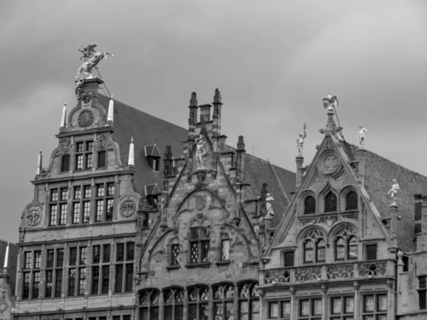 Ciudad Antwerp Belgium — Foto de Stock