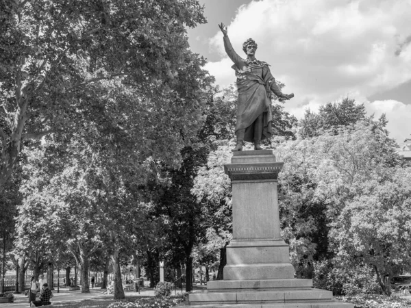 Město Budapest Řeky Dunaje — Stock fotografie