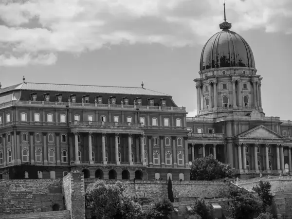 Budapest Városa Danube Folyónál — Stock Fotó