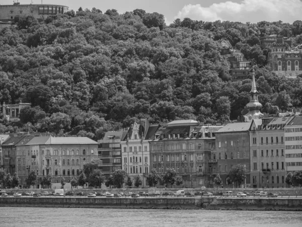 Cidade Budapeste Rio Danúbio — Fotografia de Stock